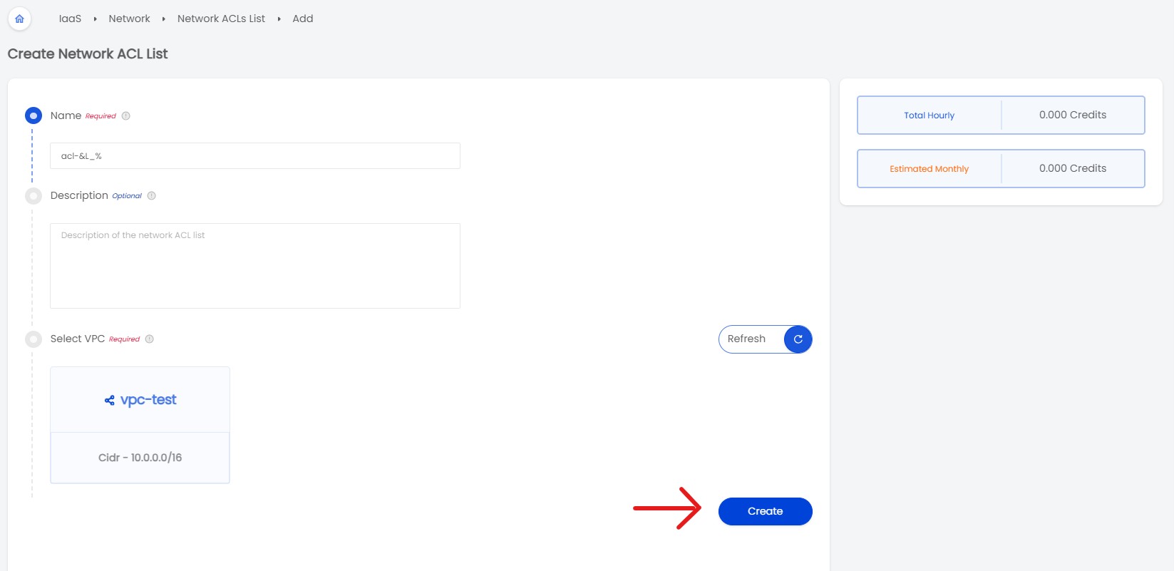 Network ACL Details | AGBC CLOUD Documentation