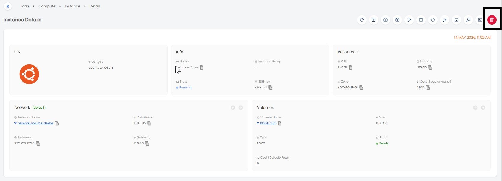 Launch an Instance | AGBC CLOUD Documentation