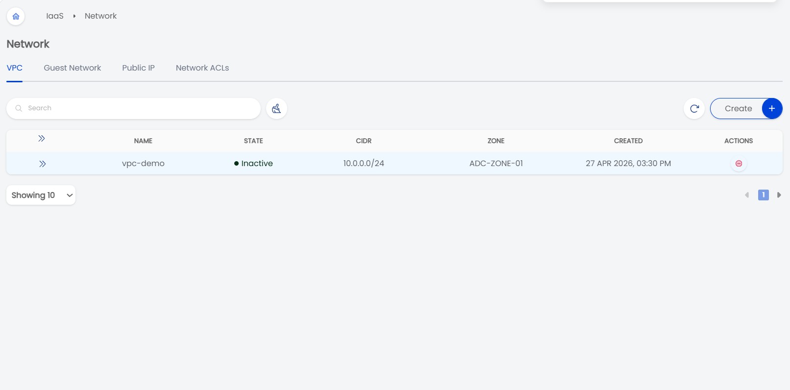 VPC | AGBC CLOUD Documentation